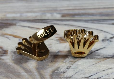 rolex cuff links|Rolex crown cufflinks.